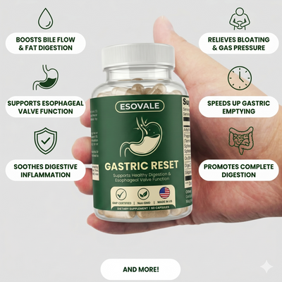 Esovale Gastric Reset — Esophageal Valve Support For Acid Reflux