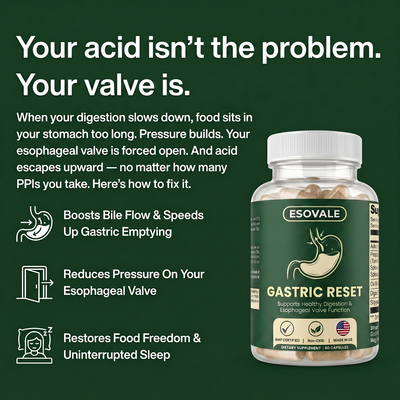 Esovale Gastric Reset — Esophageal Valve Support For Acid Reflux